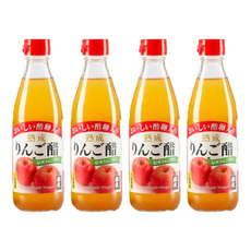 MORIBUN 森文釀造 蘋果風味果醋飲料, 3倍濃縮, 360ml, 4瓶