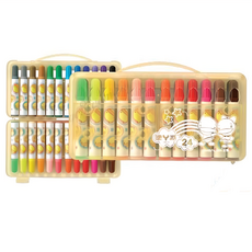 SIMBALION 雄獅 CFM 新功夫鴨彩色筆 外盒顏色隨機, 24色, 1盒