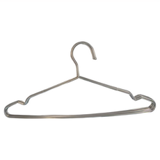 收納王妃 不鏽鋼衣架 10個, 中 銀色, 2組