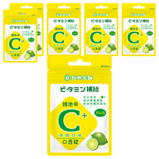 五洲生醫 斯斯維他命C口含錠, 檸檬口味, 促進鐵質吸收、骨骼生長、膠原蛋白製造, 10錠, 6包