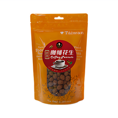 MR.JOHNSON 強森先生 咖啡花生 裸粒 台灣咖啡 口感酥脆, 150g, 1包