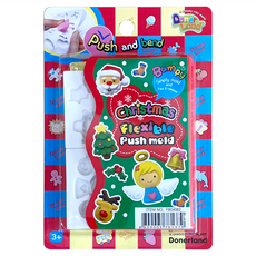 Donerland 迷您矽膠黏土模型 - 聖誕快樂主題, 聖誕老人, 麋鹿, 聖誕樹, 聖誕襪, 聖誕鈴鐺, 小天使, 翅膀, 天使光圈, 聖誕果實, 聖誕快樂, 1盒