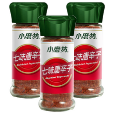 小磨坊 七味唐辛子, 25g, 3瓶