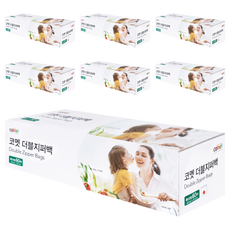 comet 雙層夾鏈袋, XL(35 x 30cm), 60個, 6盒