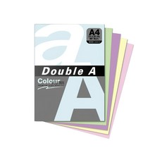Double A 彩色影印紙 A4 80 gsm 500張 適用於影印、噴墨、雷射和傳真 雙面使用, 1包