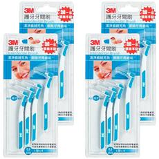 3M 護牙牙間刷L型 SSSS, 0.6mm, 4支, 4組