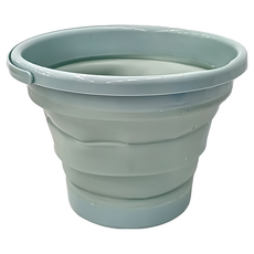 便攜式圓形折疊水桶 10L, 單色