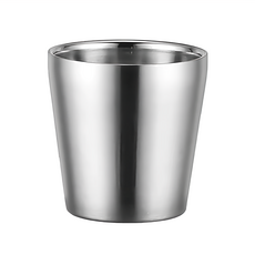 不鏽鋼隔熱杯 Y720 3個, 銀色, 175ml, 1組
