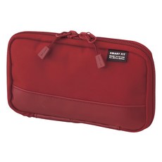 LIHIT LAB. 鉛筆盒 A7687-3, 紅色, 1個