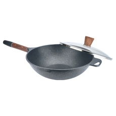 Hi CHEF 掌廚 可樂膳 木柄輕量煎鍋 30cm NTW-30S 台灣製造 適用電磁爐, 1個
