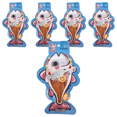 歐姆貓 胖胖魚 真肉寵物零食, 鮭魚, 25g, 5袋