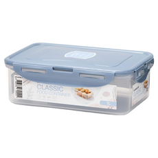 LocknLock 樂扣樂扣 PP保鮮盒 B6C12 優雅藍 1L, 1個, 1個