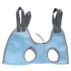 捷華 可調節寵物美容吊床 透氣網布 藍色, XS(52 x 45cm), 1個