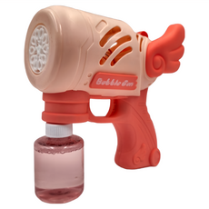戶外玩具泡泡槍, 十孔, 粉色, 1個