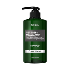 KUNDAL 昆黛爾 茶樹&澳洲堅果控油洗髮精 Baby Powder, 1058ml, 1瓶