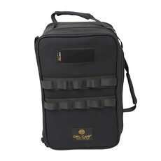 OWL CAMP 素色收納盒 PTH-C2 黑色 1000D尼龍纖維 尺寸34cmx17cmx20cm, 1個, 3層