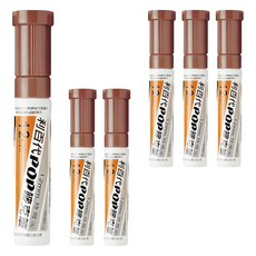 LIBERTY 利百代 POP 嘜克筆綠 平方尖 907-12-BN 4~12mm, 茶色, 6支