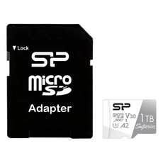 Silicon Power 廣穎電通 Superior 1TB microSD 記憶卡 U3 A2 V30 4K 高速耐用 含轉卡, 1個