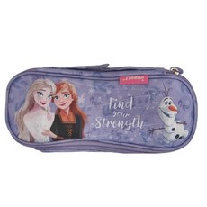 impact 怡寶 冰雪奇緣-萬用袋 LOGO圖案印刷, 手提設計, 超輕耐磨耐髒, 粉紫, 1個