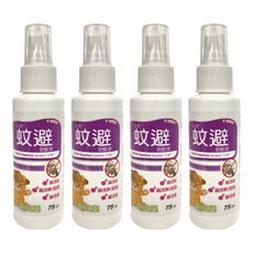 中美 蚊避 防蚊液 75ml, 4瓶