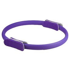 S-SportPlus+ 皮拉提斯環 高強度 雙面防滑握把 健身塑形, 紫色, 不適用, 1個