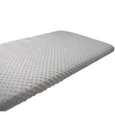 HA Baby Bed 魔豆絨系列 好好眠嬰兒床包, 灰色, 130 x 70cm, 親膚舒適嬰兒床墊, 1個