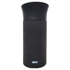 GEFU 全方位不銹鋼真空保溫杯, 黑色, 300ml, 1個