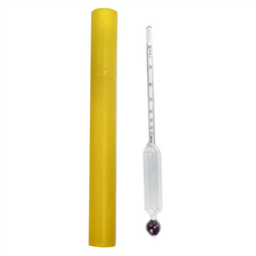 金歡喜 量酒比重計, 2組, 玻璃材質, 台灣產地, Yellow, 1個