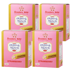 EMPIRE 雙盟 草莓酥棒, 外層酥脆, 可口草莓牛奶內餡, 獨立包裝, 攜帶方便, 100g, 4盒