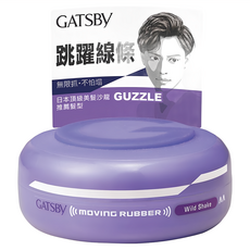 GATSBY MOVING RUBBER 狂野塑型髮腊, 80g, 1件