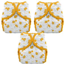 THiRSTiES 防水壓扣尿布兜 SANRIO聯名款 1號 (3-8kg), Gudetama 蛋黃哥, 3件