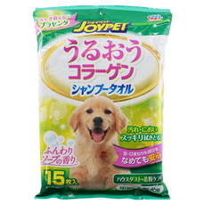 JOYPET 寵倍家 膠原蛋白乾洗巾 30*40cm/25入 中大型犬用, 15張, 1包