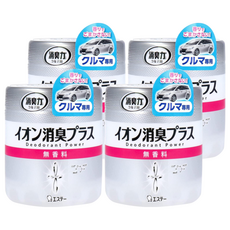 ST 雞仔牌 消臭力 車用離子除臭劑 透明珠 無香, 90g, 4罐