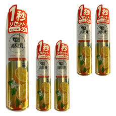 KOBAYASHI 小林製藥 消臭元 浴廁芳香噴霧 280ml, 5瓶, 檸檬