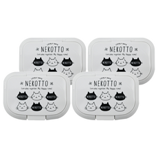 Skater 可重複使用濕紙巾蓋 WTL1AG, 白色+黑色, 4個