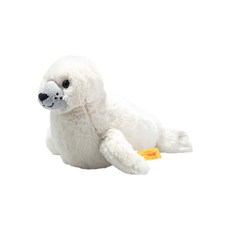 Steiff 德國金耳釦泰迪熊 填充玩具 黃標玩偶, 20cm, Soft Cuddly Friends Aro howler 海豹, 1個