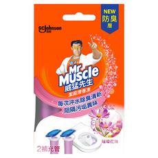 威猛先生 潔廁清香凍, 防臭 2補充管, 76g, 1盒