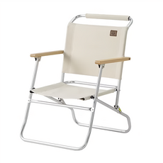 Naturehike 挪客 孚野鋁合金可折疊羅浮椅 矮款 JJ024 77.5 x 60 x 52cm 2.5kg, 白色, 1個