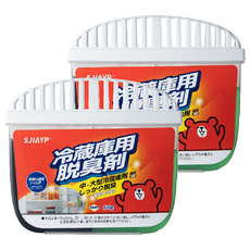 SJIAYP 冰箱除味盒 12 x 13cm, 120g, 2個