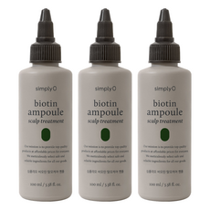 simply O Boitin 頭皮護理安瓶，100ml, 3瓶