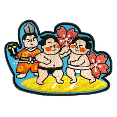 A-ONE 匯旺 日本造型刺繡, Q版相撲, 1個