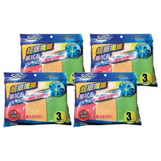 SUSU 舒舒 超細纖維擦拭布 12條組 適用居家、廚房等清潔, 30 x 30cm, 1組