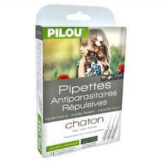 Pilou 皮樂 貓用 非藥用防蚤蝨滴劑, 1.8ml, 1盒