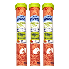 elkos 愛可舒 發泡錠 西柚風味 綜合維他命 + 鎂 Set 17顆, 3支, 102g