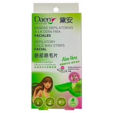 Daen 黛安 台灣公司貨 蘆薈臉部及敏感部位除毛片 蘋果香味, 1盒