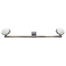 WE CHAMP 真空吸盤不鏽鋼5鉤毛巾架, 銀色, 1組