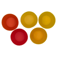 Sugar Land 便當菜分隔盒 矽膠材質, 5個, 5枚入