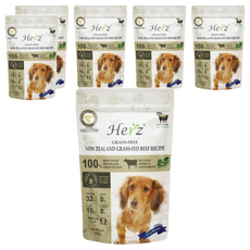 Herz 赫緻 乾飼料 輕巧包 配方, 無穀紐西蘭草飼牛, 100g, 6包