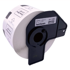 NEXTPAGE 台灣榮工 BROTHER 相容 DK-11226 定型標籤帶 52mm x 29mm, 白底黑字