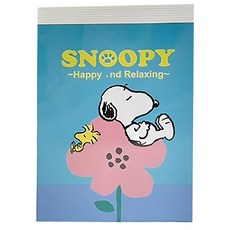 收納王妃 SNOOPY 小日子 萬用MEMO本, 藍花, 2本, 1組
